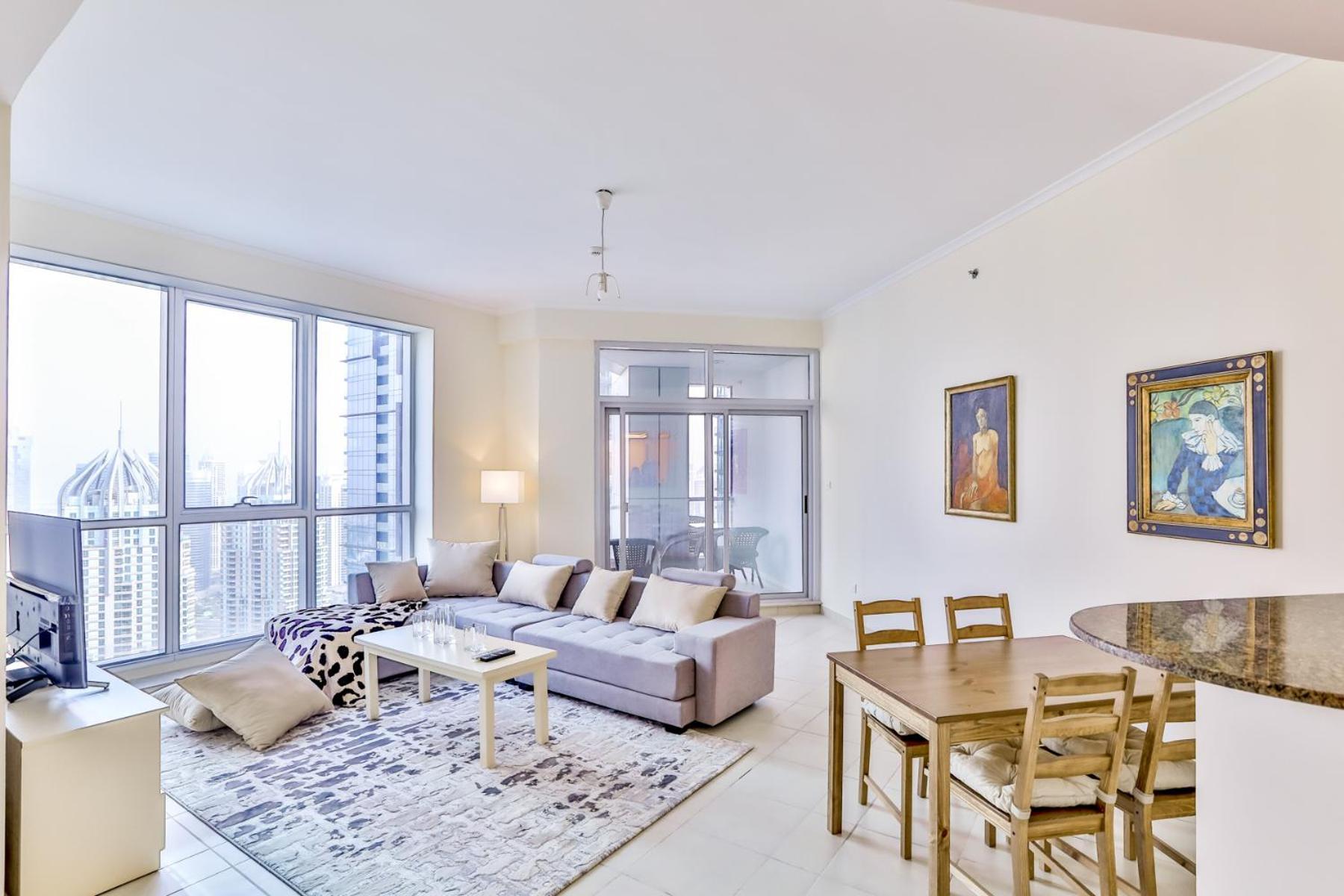 2Br High Floor Torch Tower Dubai Marina Leilighet Eksteriør bilde