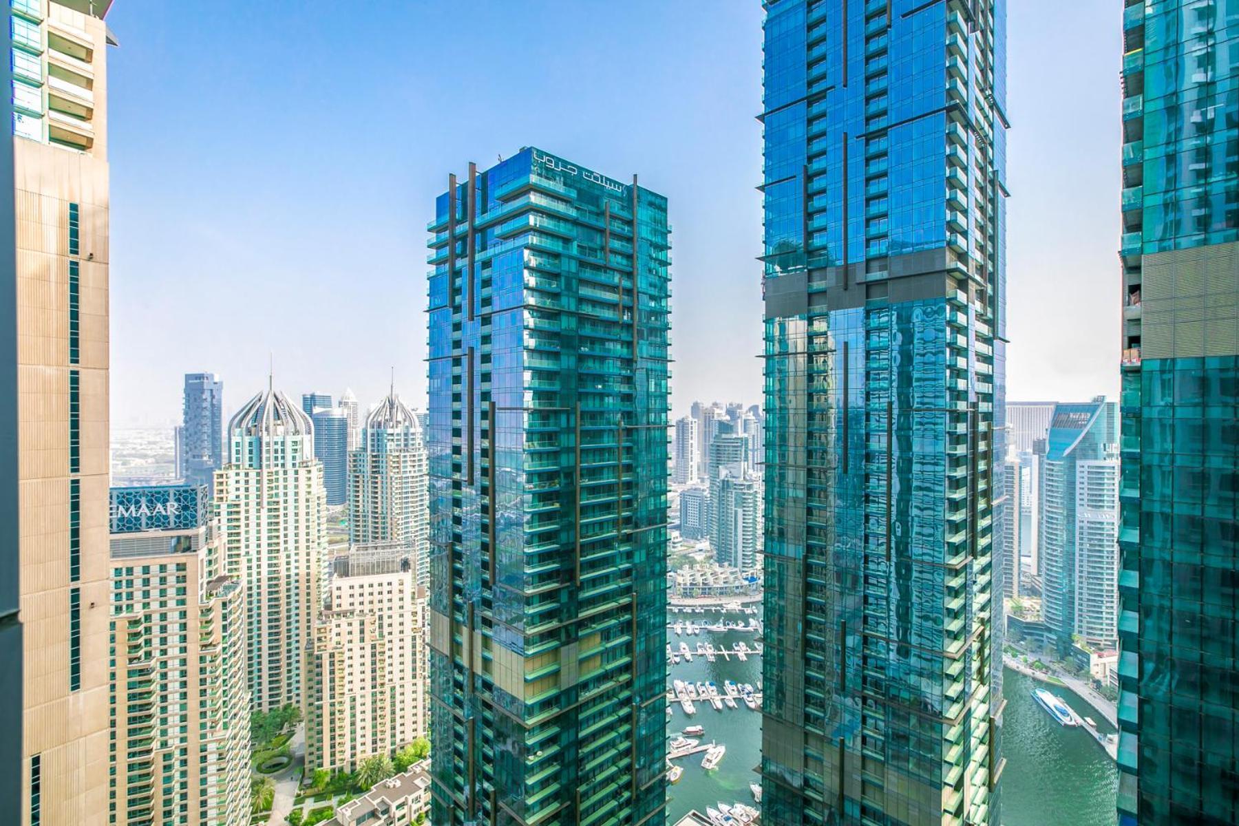 2Br High Floor Torch Tower Dubai Marina Leilighet Eksteriør bilde